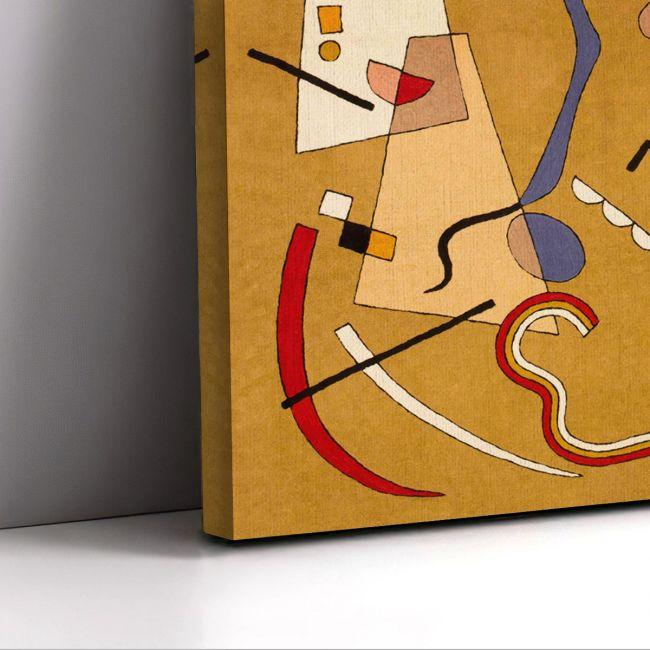 Canvas print Mustard wool rug, Klimt Gustav