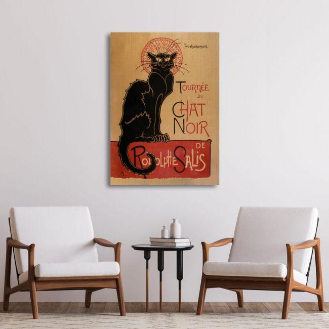 Canvas print Tournee du chat noir, Henri de Toulouse Lautrec
