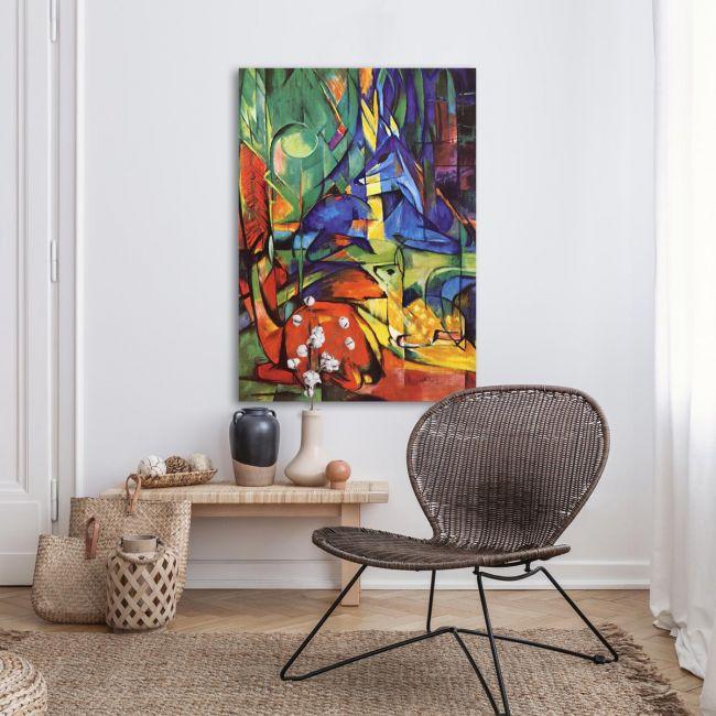 Canvas print Deer in the forest II, Marc Franz