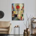 Canvas print Red balloon, vertical, Klee P.
