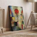 Canvas print Red balloon, vertical, Klee P.