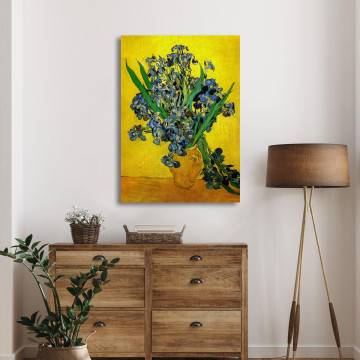 Canvas print  Irises Vincent van Gogh Framed canvas View 1 2