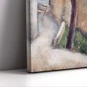 Canvas print Tree and house, Modigliani