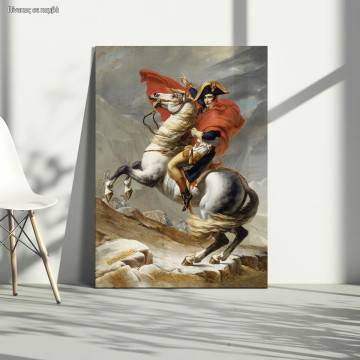 Πίνακας ζωγραφικής Napoleon crossing the Alps, David Jacques-Louis