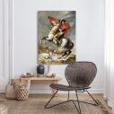 Canvas print Napoleon crossing the Alps, David Jacques-Louis