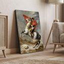 Canvas print Napoleon crossing the Alps, David Jacques-Louis