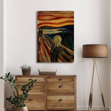 Canvas print The scream Munch Edvard  reproduction Framed canvas View 1 2