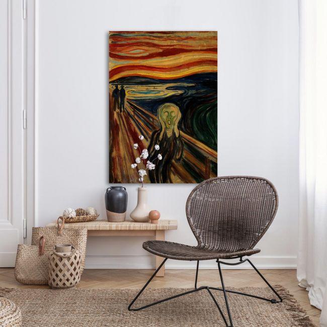 Canvas print The scream, Munch Edvard, , reproduction