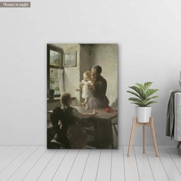 Canvas print First steps, grandmother, Iakovidis