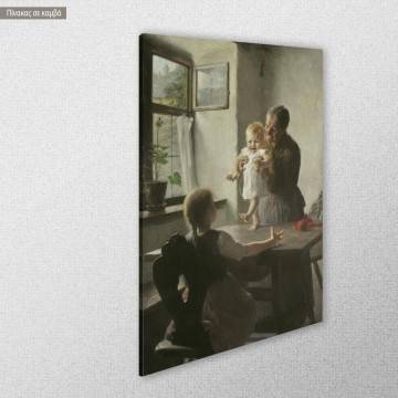 Canvas print First steps grandmother Iakovidis Framed canvas View 1 2