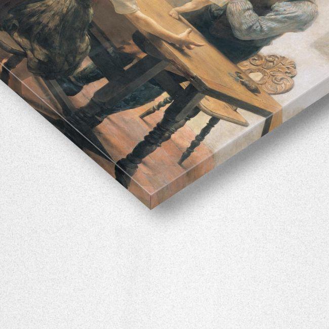 Canvas print First steps, grandfather, Iakovidis