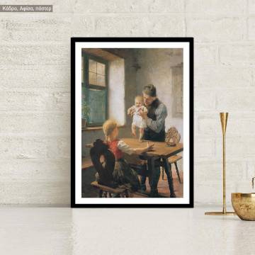 The first steps Grandfather, G. Iakovidis, Poster