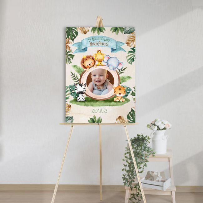 Canvas print welcome to my baptism, ballerina