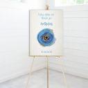 Canvas printwelcome to my baptism,Evil eye watercolor