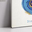 Canvas printwelcome to my baptism,Evil eye watercolor
