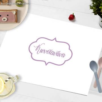 Placemat, Lila personalized