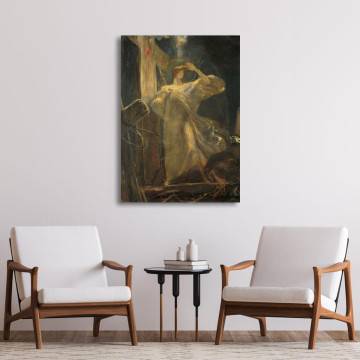 Πίνακας ζωγραφικής Αρχάγγελος Γύζης Καμβάς τελαρωμένος Όψη 1 2