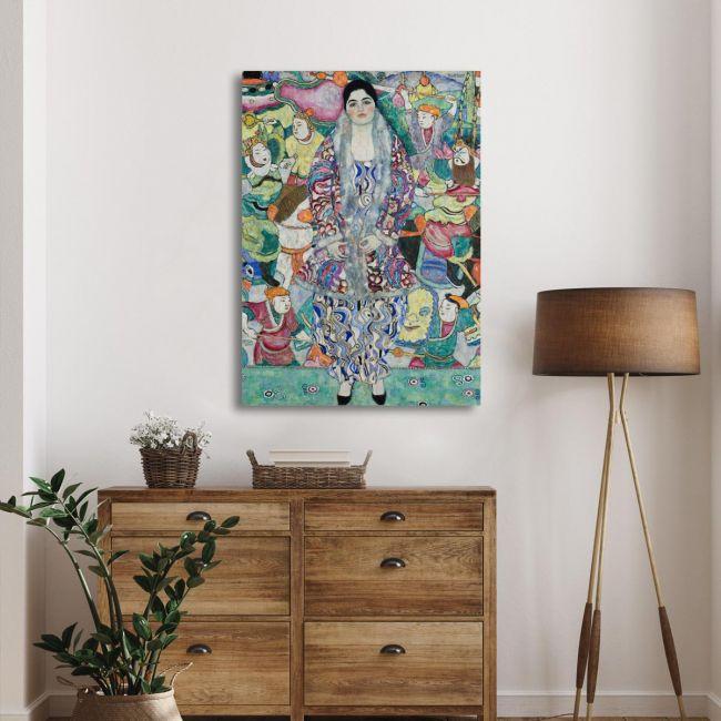 Canvas print Portrait of Friedericke Maria Beer, Klimt Gustav