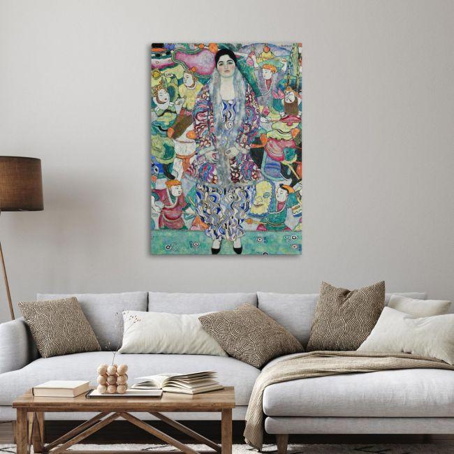 Canvas print Portrait of Friedericke Maria Beer, Klimt Gustav