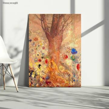 Canvas print Buddha in his youth, Redon Odilon