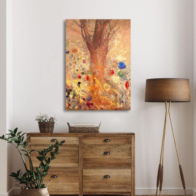 Canvas print Buddha in his youth, Redon Odilon