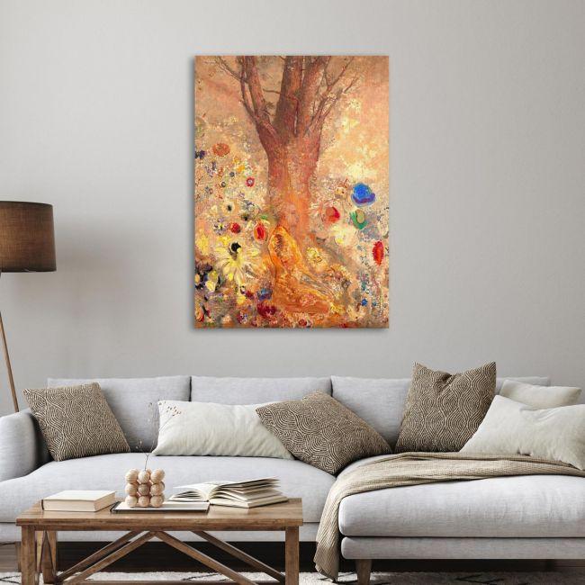 Canvas print Buddha in his youth, Redon Odilon