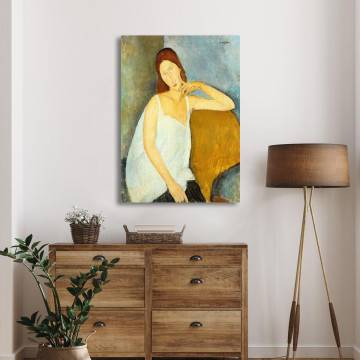 Canvas print Jeanne Hebuterne Modigliani Amedeo Framed canvas View 1 2