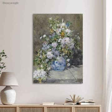 Πίνακας ζωγραφικής Spring bouquet, Renoir