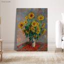 Canvas print Bouquet of sunflowers, Monet C