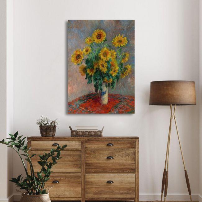 Canvas print Bouquet of sunflowers, Monet C