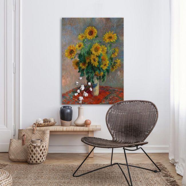 Πίνακας ζωγραφικής Bouquet of sunflowers, Monet C.
