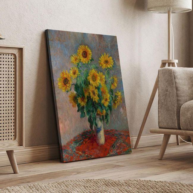 Canvas print Bouquet of sunflowers, Monet C