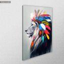 Canvas print An indian lion