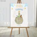 Canvas print welcome to my baptism,little prince and planet