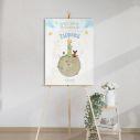 Canvas print welcome to my baptism,little prince and planet