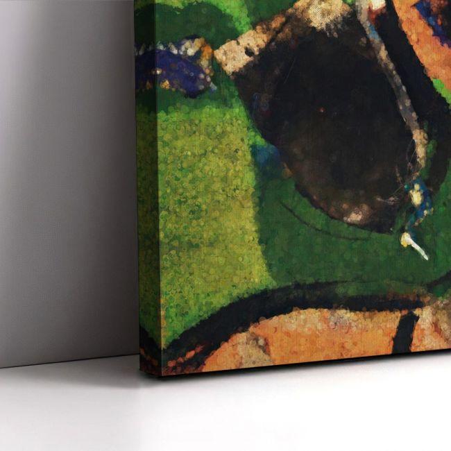 Πίνακας ζωγραφικής Portrait of a girl reart, (original Valdes)