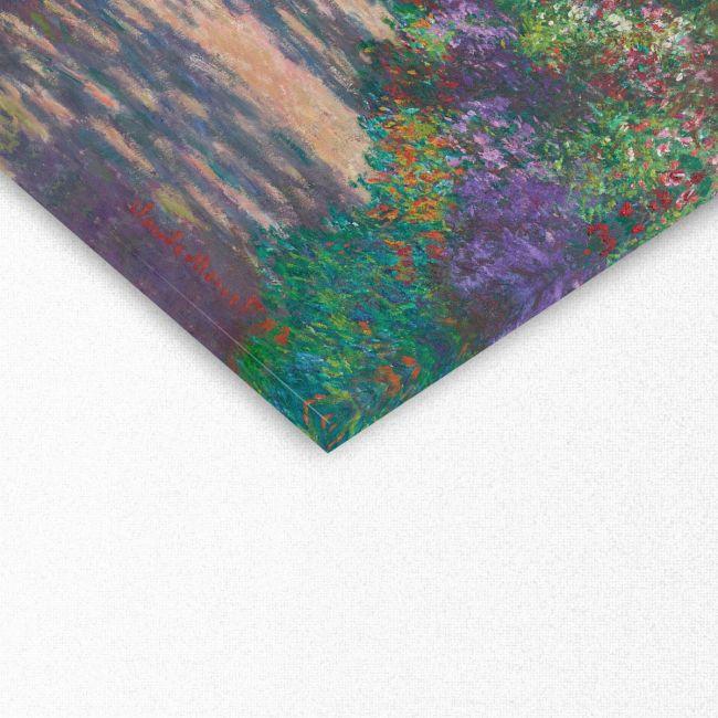 Canvas print A pathway in Monet's garden, Monet