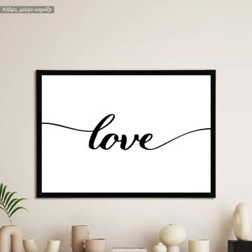 Love, αφίσα, κάδρο