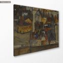 Πίνακας ζωγραφικής City in twilight, Schiele Egon, κοντινό