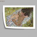 The embrace, Schiele E.gon, αφίσα, κάδρο