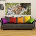 Canvas print The embrace, Schiele E.