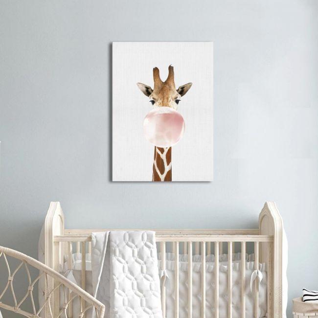 Kids canvas print Bubble giraffe
