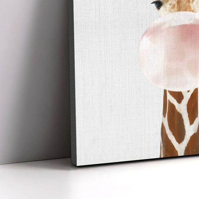 Kids canvas print Bubble giraffe