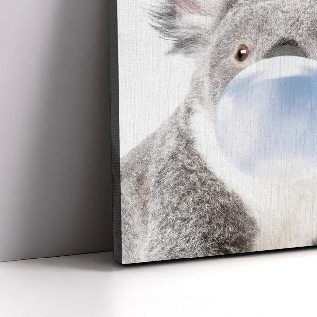 Πίνακας παιδικός σε καμβά, Κοάλα, (Bubble koala)