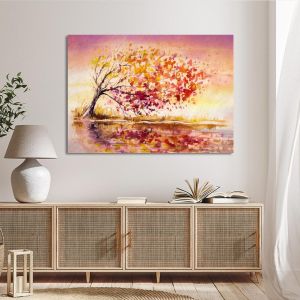 Canvas print Autumn wind horizontal Framed canvas View 1 2