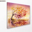 Canvas print Autumn wind horizontal