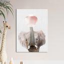 Kids canvas print Bubble elephant
