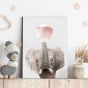 Kids canvas print Bubble elephant