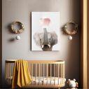 Kids canvas print Bubble elephant