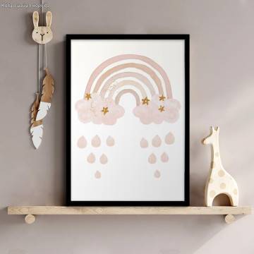 Poster Rainbow pale II